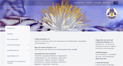 Desktop Screenshot of forum-essenzia.org